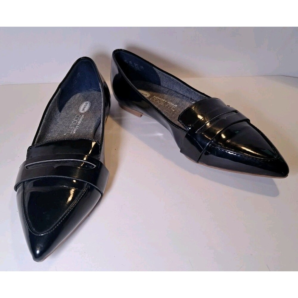 Dr. Scholl's Black Patent Flats